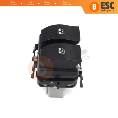 Driver Door Window Control Switch 10-Pin GRAY Color 8200315042 for Renault Megane Scenic Laguna 2