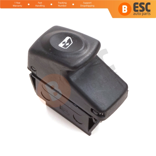 Window Lifter Single Switch 5-Pin Black Color for Renault Kangoo Scenic Megane Logan MK1 Clio Scenic MK2 7700838100