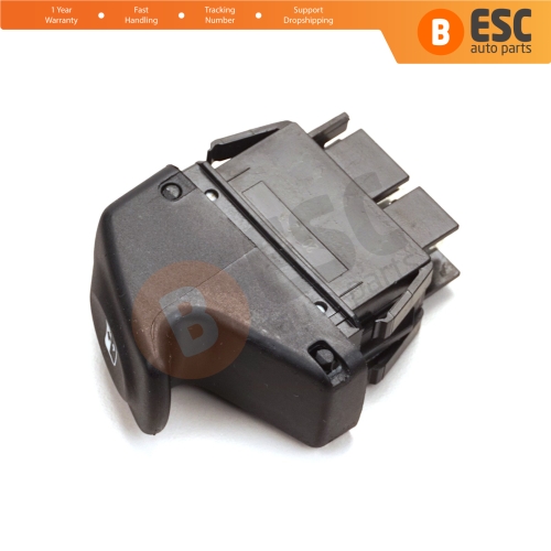 Window Lifter Single Switch 5-Pin Black Color for Renault Kangoo Scenic Megane Logan MK1 Clio Scenic MK2 7700838100