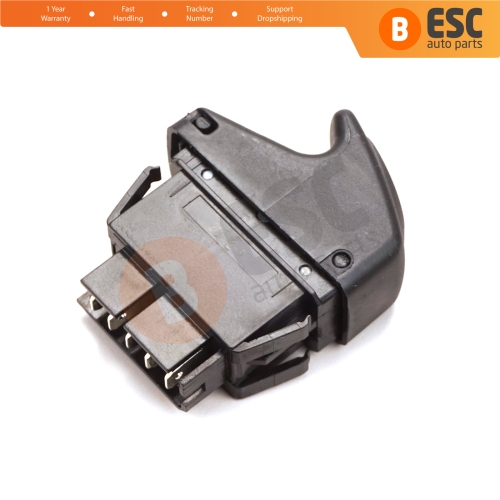 Window Lifter Single Switch 5-Pin Black Color for Renault Kangoo Scenic Megane Logan MK1 Clio Scenic MK2 7700838100