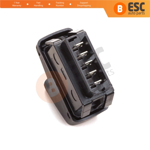 Window Lifter Single Switch 5-Pin Black Color for Renault Kangoo Scenic Megane Logan MK1 Clio Scenic MK2 7700838100
