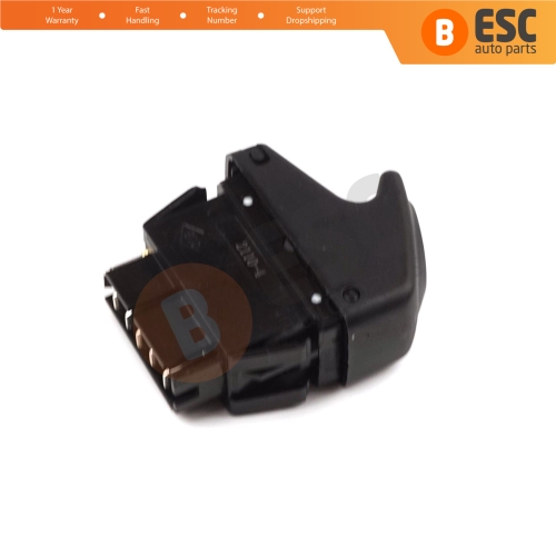 Window Lifter Single Switch 6-Pin Black Color for Renault Kangoo Scenic Megane Logan MK1 Clio Scenic MK2 7700838101