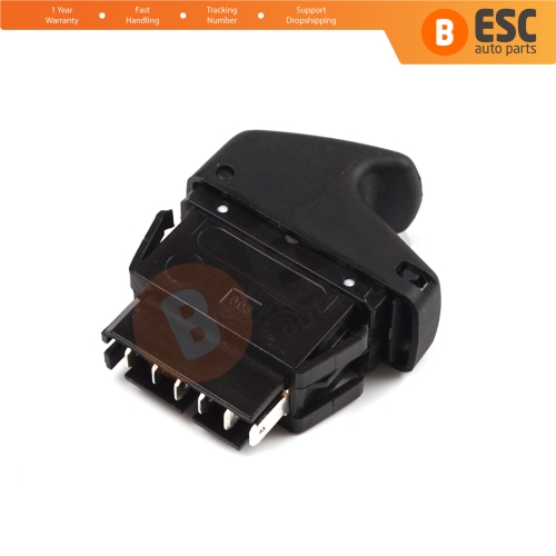 Window Lifter Single Switch 6-Pin Black Color for Renault Kangoo Scenic Megane Logan MK1 Clio Scenic MK2 7700838101