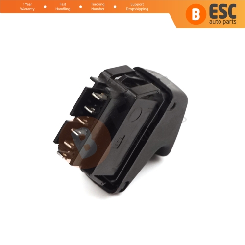 Window Lifter Single Switch 6-Pin Black Color for Renault Kangoo Scenic Megane Logan MK1 Clio Scenic MK2 7700838101