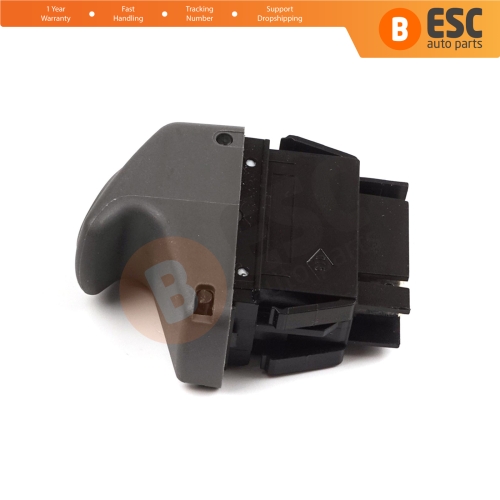 Window Lifter Single Switch 5-Pin Gray Color for Renault Kangoo Scenic Megane Logan MK1 Clio Scenic MK2 7700838099
