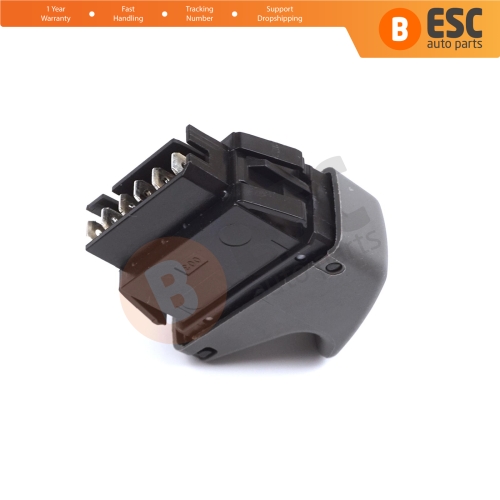 Window Lifter Single Switch 6-Pin Gray Color for Renault Kangoo Scenic Megane Logan MK1 Clio Scenic MK2 7700421119