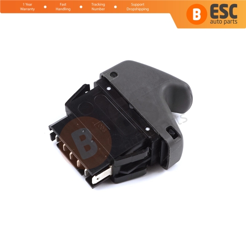 Window Lifter Single Switch 6-Pin Gray Color for Renault Kangoo Scenic Megane Logan MK1 Clio Scenic MK2 7700421119