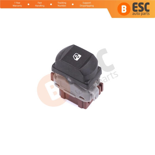 Passenger Window Control 6 Pin Switch 8200414961 for Renault Authentique models