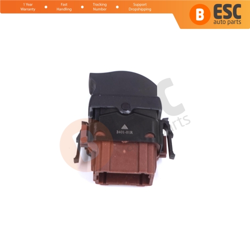 Front Passenger Window Control 6 Pin Switch 8200057321 for Renault Master Trafic Movano