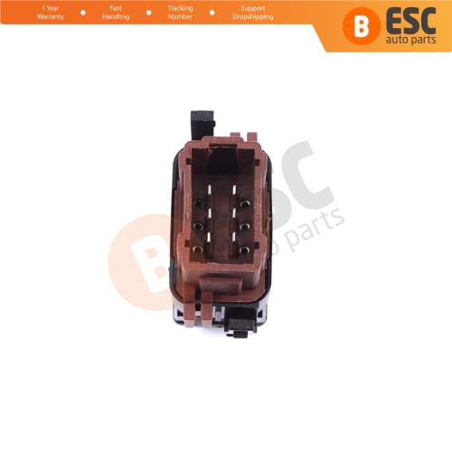 Front Passenger Window Control 6 Pin Switch 8200057321 for Renault Master Trafic Movano