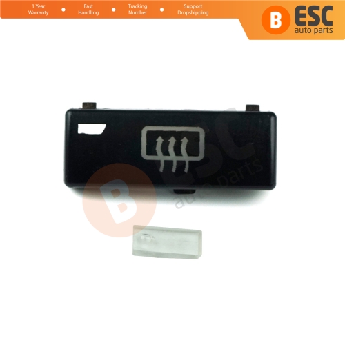 Air Conditioner Climate Control Switch Panel Rear Demister Button Cover for BMW X5 E53 2000-2006 5 Series E39 1996-2003 64116915812