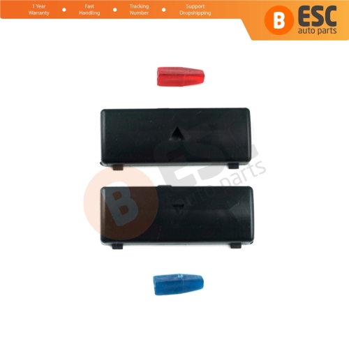 2 Pieces Air Conditioner Climate Control Switch Panel Up Down Button Covers for BMW X5 E53 2000-2006 5 Series E39 1996-2003 64116915812