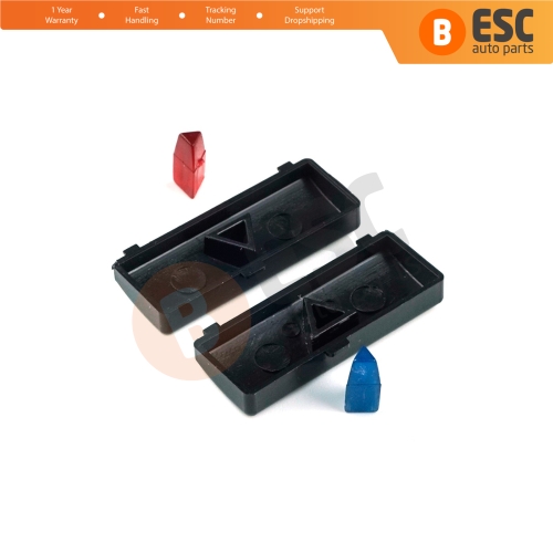 2 Pieces Air Conditioner Climate Control Switch Panel Up Down Button Covers for BMW X5 E53 2000-2006 5 Series E39 1996-2003 64116915812