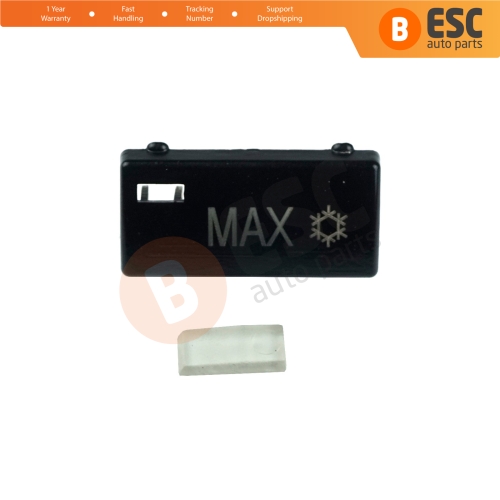 1 Piece Air Conditioner Climate Control Switch Panel MAX Button Cover for BMW X5 E53 2000-2006 5 Series E39 1996-2003 64116915812