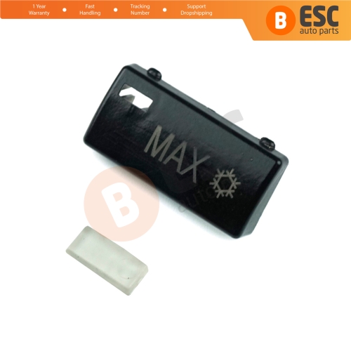 1 Piece Air Conditioner Climate Control Switch Panel MAX Button Cover for BMW X5 E53 2000-2006 5 Series E39 1996-2003 64116915812