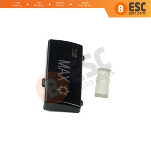 1 Piece Air Conditioner Climate Control Switch Panel MAX Button Cover for BMW X5 E53 2000-2006 5 Series E39 1996-2003 64116915812