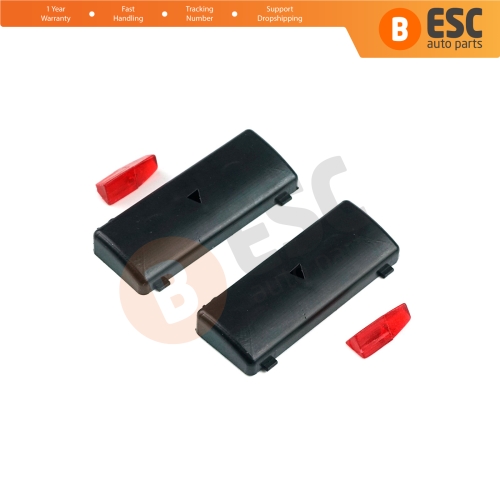 2 Pieces Air Conditioner Climate Control Switch Panel Temperature Up Button Covers for BMW X5 E53 2000-2006 5 Series E39 1996-2003 64116915812