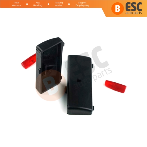 2 Pieces Air Conditioner Climate Control Switch Panel Temperature Up Button Covers for BMW X5 E53 2000-2006 5 Series E39 1996-2003 64116915812