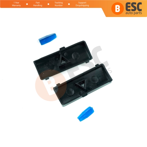 Air Conditioner Climate Control Switch Panel Temperature Down Button Covers for BMW X5 E53 2000-2006 5 Series E39 1996-2003 64116915812