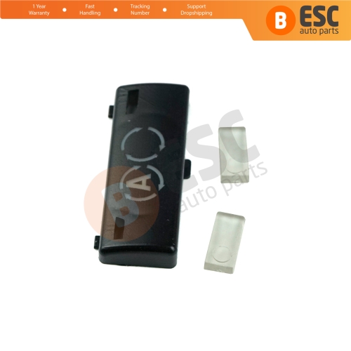 Air Conditioner Climate Control Switch Panel Recycle Recirculate Button Cover for BMW X5 E53 2000-2006 5 Series E39 1996-2003 64116915812