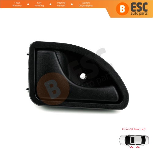 Interior Left Door Handle Black Color For Renault Kangoo MK1 KC FC Twingo MK1 C06 S06 Nissan Kubistar X76 8200259376