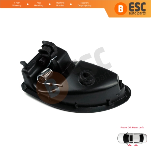 Interior Left Door Handle Black Color For Renault Kangoo MK1 KC FC Twingo MK1 C06 S06 Nissan Kubistar X76 8200259376
