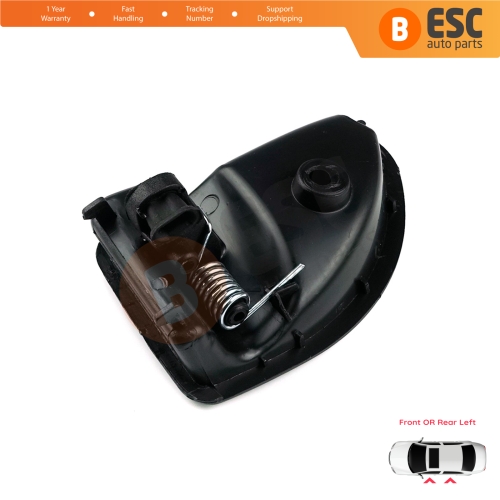 Interior Left Door Handle Black Color For Renault Kangoo MK1 KC FC Twingo MK1 C06 S06 Nissan Kubistar X76 8200259376