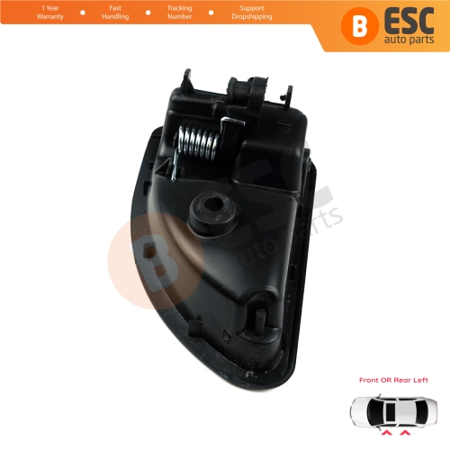 Interior Left Door Handle Black Color For Renault Kangoo MK1 KC FC Twingo MK1 C06 S06 Nissan Kubistar X76 8200259376