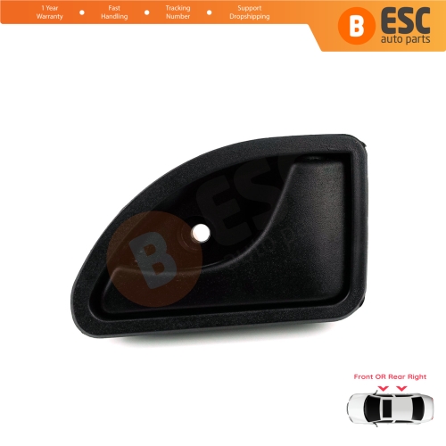 Interior Right Door Handle Black Color For Renault Kangoo MK1 KC FC Twingo MK1 C06 S06 Nissan Kubistar X76 8200259376