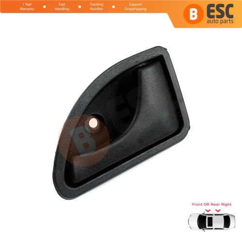 Interior Right Door Handle Black Color For Renault Kangoo MK1 KC FC Twingo MK1 C06 S06 Nissan Kubistar X76 8200259376