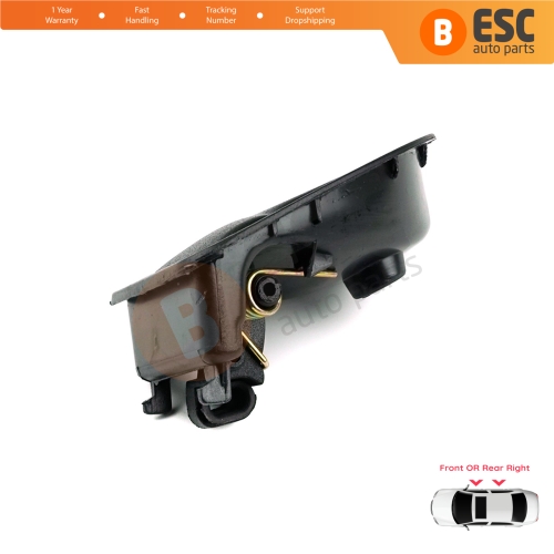 Interior Right Door Handle Black Color For Renault Kangoo MK1 KC FC Twingo MK1 C06 S06 Nissan Kubistar X76 8200259376