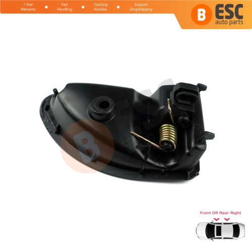 Interior Right Door Handle Black Color For Renault Kangoo MK1 KC FC Twingo MK1 C06 S06 Nissan Kubistar X76 8200259376
