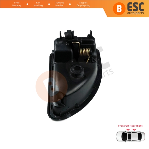Interior Right Door Handle Black Color For Renault Kangoo MK1 KC FC Twingo MK1 C06 S06 Nissan Kubistar X76 8200259376