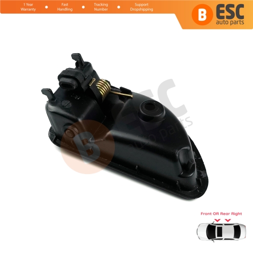 Interior Right Door Handle Black Color For Renault Kangoo MK1 KC FC Twingo MK1 C06 S06 Nissan Kubistar X76 8200259376