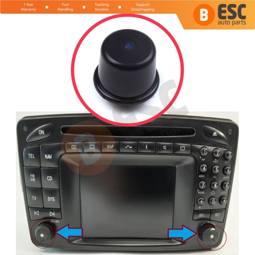 Command 2.0 Navigation Radio GPS Knob Button for Bosch Mercedes C Class W203 S203 CL203 CLK W209 C209 A209 W639 V639 Vito Viano A2038209689