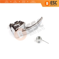 Interior Front or Rear Left Door Chrome Handle For Nissan Qashqai 2007-2013 J10 Dualis 80670JD00E 80671JD00E