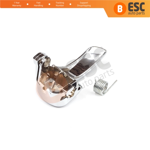 Interior Front or Rear Left Door Chrome Handle For Nissan Qashqai 2007-2013 J10 Dualis 80670JD00E 80671JD00E