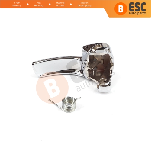 Interior Front or Rear Left Door Chrome Handle For Nissan Qashqai 2007-2013 J10 Dualis 80670JD00E 80671JD00E