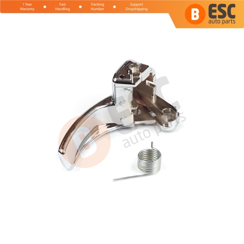 Interior Front or Rear Left Door Chrome Handle For Nissan Qashqai 2007-2013 J10 Dualis 80670JD00E 80671JD00E