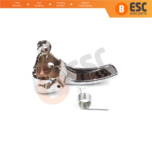 Interior Front or Rear Left Door Chrome Handle For Nissan Qashqai 2007-2013 J10 Dualis 80670JD00E 80671JD00E