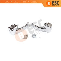 Interior Front or Rear Door Chrome Handle Right and Left Side For Nissan Qashqai 2007-2013 J10 Dualis 80670JD00E 80671JD00E