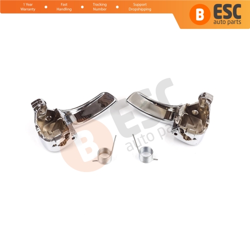 Interior Front or Rear Door Chrome Handle Right and Left Side For Nissan Qashqai 2007-2013 J10 Dualis 80670JD00E 80671JD00E