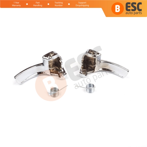 Interior Front or Rear Door Chrome Handle Right and Left Side For Nissan Qashqai 2007-2013 J10 Dualis 80670JD00E 80671JD00E