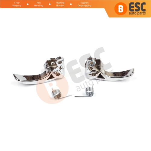 Interior Front or Rear Door Chrome Handle Right and Left Side For Nissan Qashqai 2007-2013 J10 Dualis 80670JD00E 80671JD00E