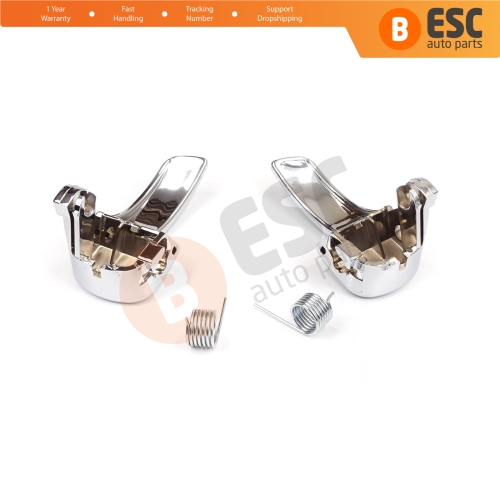 Interior Front or Rear Door Chrome Handle Right and Left Side For Nissan Qashqai 2007-2013 J10 Dualis 80670JD00E 80671JD00E