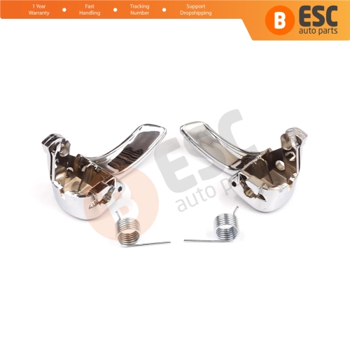 Interior Front or Rear Door Chrome Handle Right and Left Side For Nissan Qashqai 2007-2013 J10 Dualis 80670JD00E 80671JD00E