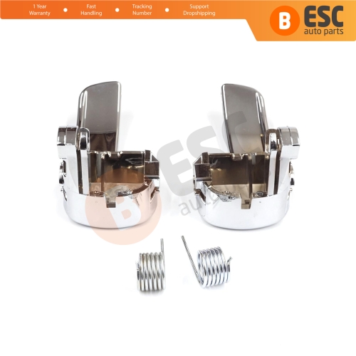 Interior Front or Rear Door Chrome Handle Right and Left Side For Nissan Qashqai 2007-2013 J10 Dualis 80670JD00E 80671JD00E