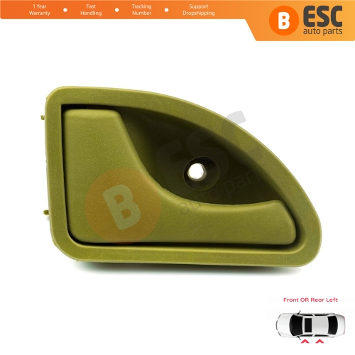 Interior Left Door Handle Olive Green Color For Renault Kangoo MK1 KC FC Twingo MK1 C06 S06 Nissan Kubistar X76 8200259376