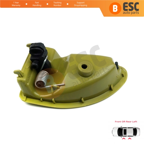 Interior Left Door Handle Olive Green Color For Renault Kangoo MK1 KC FC Twingo MK1 C06 S06 Nissan Kubistar X76 8200259376