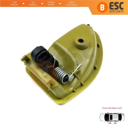 Interior Left Door Handle Olive Green Color For Renault Kangoo MK1 KC FC Twingo MK1 C06 S06 Nissan Kubistar X76 8200259376